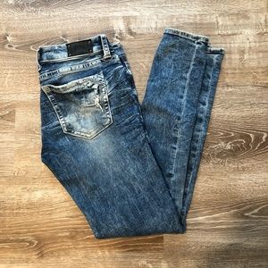 Buckle Black Skinny Jeans